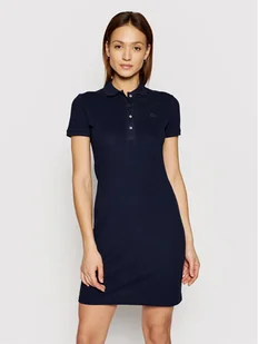 Lacoste Sukienka codzienna EF5473 Granatowy Slim Fit - Sukienki - miniaturka - grafika 1