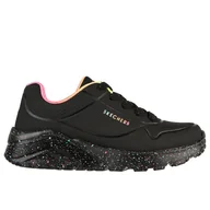 Buty dla dziewczynek - Buty dziecięce Skechers Uno Lite Rainbow Speckle 310456LBKMT - czarne - miniaturka - grafika 1
