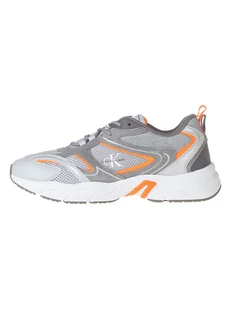 Calvin Klein Skórzane sneakersy w kolorze szaro-pomarańczowym - Trampki męskie - miniaturka - grafika 1
