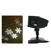 Oświetlenie świąteczne - Projektor LED laser punkciki i kształty ciepły biały - miniaturka - grafika 1