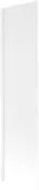 Parawany nawannowe - Mexen Next L parawan nawannowy 1-skrzydłowy 50 x 150 cm, szron, biały - 895-050-000-03-30-20 - miniaturka - grafika 1