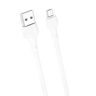 XO Kabel NB200 USB - microUSB 2,0m 2.1A biały - Kable USB - miniaturka - grafika 1