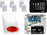 Alarmy - Zestaw alarmowy Ropam NeoGSM-IP 6 x Czujka Bosch Manipulator dotykowy TPR-4BS Wifi GSM - miniaturka - grafika 1