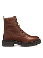 Botki damskie - Geox Trapery D Iridea D16HRC 000FF C0013 Brązowy - miniaturka - grafika 1