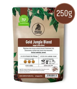 Kawa ziarnista Ingagi Coffee Gold Jungle Blend 250g - Kawa - miniaturka - grafika 1