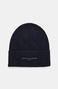 Tommy Hilfiger czapka bawełniana kolor granatowy bawełniana AM0AM12797 - Czapki męskie - miniaturka - grafika 1