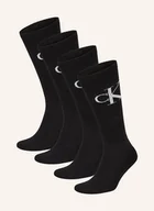 Skarpetki damskie - Calvin Klein Skarpety, 4 Pary schwarz - miniaturka - grafika 1