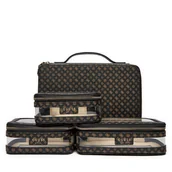 Kosmetyczki, organizery i kuferki - Zestaw kosmetyczek Guess PW7480 P4450 Brązowy - miniaturka - grafika 1