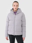 Kurtki damskie - 4F Kurtka narciarska membrana NeoDry 5000 damska - szara XXL - miniaturka - grafika 1