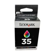 Tusze oryginalne - 18C0035BR LEXMARK 35 WKŁAD ATRAMENTOWY TRÓJKOLOROWY - miniaturka - grafika 1