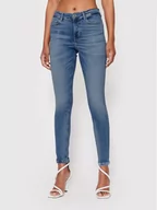Spodnie damskie - Guess Jeansy W2YA46 D4Q01 Niebieski Skinny Fit - miniaturka - grafika 1