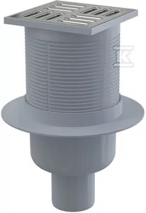 Kratka ściekowa 105x105/50mm syfon smart - Akcesoria do armatury i ceramiki - miniaturka - grafika 1