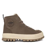 Buty trekkingowe męskie - Trapery Palladium Pallashock Zip Warm 74353-281-M Szary - miniaturka - grafika 1