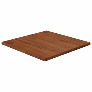 Kwadratowy blat do stolika, ciemnobrązowy, 40x40x1,5 cm, dębowy! Lumarko! - Meble modułowe i akcesoria - miniaturka - grafika 1