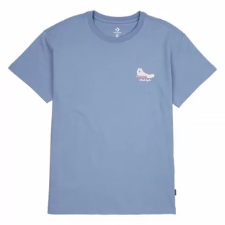 Koszulki sportowe damskie - Damski t-shirt z nadrukiem CONVERSE Relaxed Sneaker Tee 10022975 - grafika 1