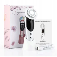 Pozostałe urządzenia kosmetyczne - Mezoterapia Bezigłowa Masażer Twarzy EMS Lifting 7w1 PREZENT NA WALENTYNKI - miniaturka - grafika 1