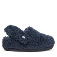 Buty dla dziewczynek - Kapcie Crocs Toddler Classic Cozzzy Slipper 210857 Granatowy - miniaturka - grafika 1