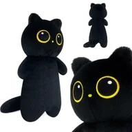 Maskotki i pluszaki - XL MASKOTKA PRZYTULANKA KOT KOTEK CZARNY 60 CM - miniaturka - grafika 1
