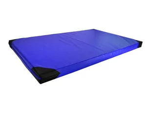 Materac gimnastyczny UNDERFIT 200 x 120 x 10 cm miękki niebieski - Maty do ćwiczeń - miniaturka - grafika 1