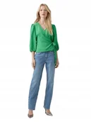 Spodnie damskie - AWARE BY VERO MODA NIEBIESKIE RURKI JEANSOWE Z PRZETARCIAMI 28/32 6BA - miniaturka - grafika 1