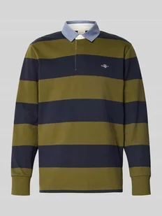 Bluza z kołnierzykiem polo - Bluzy męskie - miniaturka - grafika 1