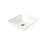 Umywalki - Mexen Pola umywalka nablatowa 41 x 41 cm, biała - 22224100 - miniaturka - grafika 1