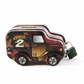 Skarbonki - SAMOCHODOWA SKARBONKA Z KŁÓDKĄ RÓŻNE KOLORY - miniaturka - grafika 1