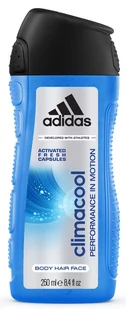 Adidas Men 3w1 Climacool żel pod prysznic 250ml DER-00373 - Żele pod prysznic dla mężczyzn - miniaturka - grafika 2