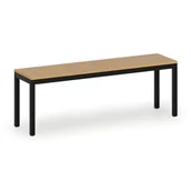 Wyposażenie sportowe i gimnastyczne - Ławka szatniowa, siedzisko - laminat, długość 1200 mm, buk - miniaturka - grafika 1