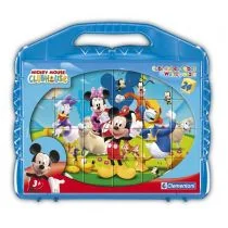 Clementoni Klocki Cubi Mickey 24 elementowe - Puzzle - miniaturka - grafika 1