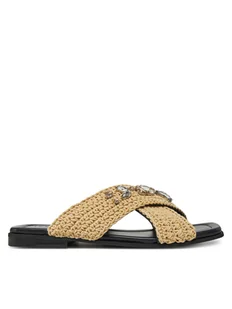 Inuikii Klapki Woven Strap Stones 70104-367 705 Beżowy - Klapki i japonki damskie - miniaturka - grafika 1