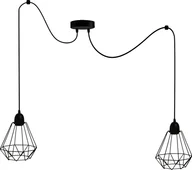 Lampy sufitowe - Lampa wisząca Solar Lampa loft diament 2 płomienna pająk - miniaturka - grafika 1