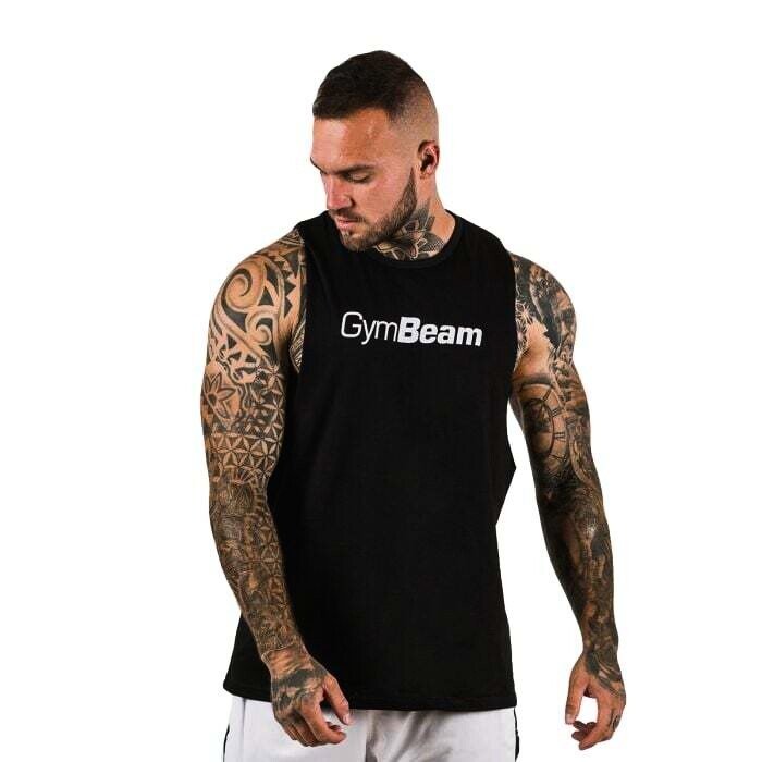 Koszulka męska GymBeam Cut Off Black M