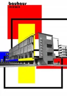 Podkładki pod mysz - PODKŁADKA POD MYSZ Z Nadrukiem 22x18cm Bauhaus Art Exhibition Tekst Prezent - miniaturka - grafika 1