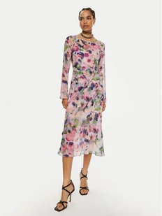 Patrizia Pepe Sukienka codzienna 8A1386 A461-FE83 Różowy Regular Fit - Sukienki - miniaturka - grafika 1