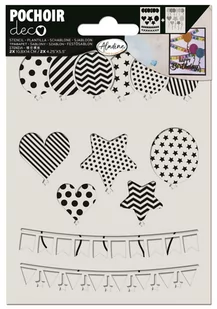 Szablon 2-stopniowy 10,8x14cm, Balony - Scrapbooking - miniaturka - grafika 1