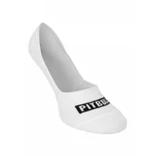 Odzież taktyczna i umundurowanie - Skarpetki stopki Pit Bull No Show Pitbull cienkie (3-pak) - Białe 43/46 - miniaturka - grafika 1