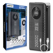 Powerbanki - POLION Szybkie Ładowanie 22.5W 20000mAh USB-C USB-A PD3.0 QC3.0 - miniaturka - grafika 1
