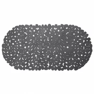 Mata antypoślizgowa pod prysznic szara 68x34 cm kod: O-530308 + Sprawdź na SuperWnetrze.pl - Maty antypoślizgowe - miniaturka - grafika 1