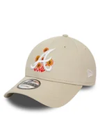 Czapki męskie - New Era Czapka z daszkiem Flower Icon 940 Braves 60435112 Beżowy - miniaturka - grafika 1