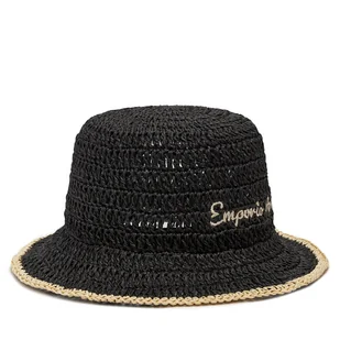 Kapelusz Emporio Armani EX000010 AF12698 UC001 Czarny - Czapki męskie - miniaturka - grafika 1