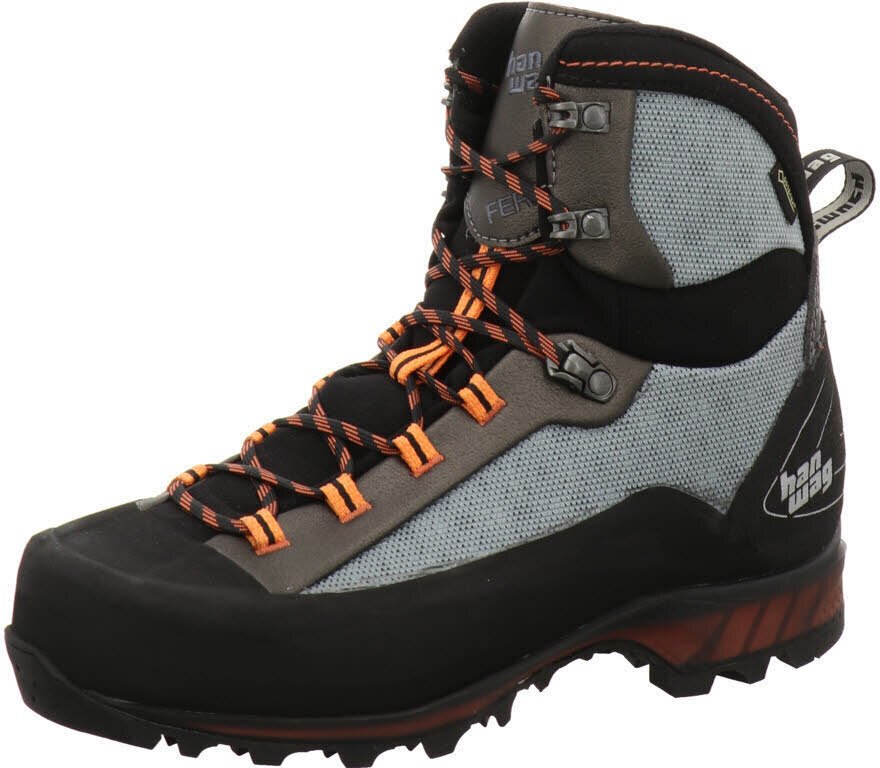 Damskie buty trekkingowe Hanwag Ferrata II Lady GTX Light wodoodporne buty turystyczne w kolorze szarym