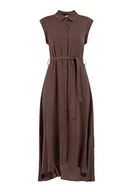 Sukienki - Jalene Sukienka damska 81133433, ciemnobrązowa, XL, ciemnobrązowy, XL - miniaturka - grafika 1