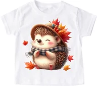 Koszulki dla dziewczynek - Koszulka z jeżem - wzór jeż59 - miniaturka - grafika 1