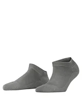 Skarpetki damskie - FALKE Kobiety Skarpety do trampek ClimaWool W SN Lyocell Trwała Bawełna Wełna krótkie jednokolorowe 1 Para, Szary (Light Grey Melange 3216), 41-42 - miniaturka - grafika 1
