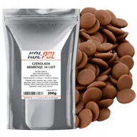 Czekolada - CZEKOLADA BELGIJSKA 34% MLECZNA 200g Fontann fondue deserów jakość Kol-Pol - miniaturka - grafika 1