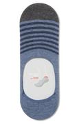 Skarpetki męskie - Classic bawełniane stopki, Kolor niebieski-wzór, Rozmiar 40-41, Conte - Intymna - miniaturka - grafika 1