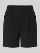 Spodenki damskie - Szorty o kroju regular fit z fakturą wafla model ‘CHRISTINA’ - miniaturka - grafika 1