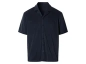 Koszule męskie - LIVERGY® Koszulka frotte (Granatowy, XL (56/58)) - miniaturka - grafika 1