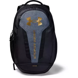 Under Armour Under Armour Plecak unisex Hustle plecak Black (004)/Metallic Gold Luster Jeden rozmiar 1361176-004-One Size Fits All - Plecaki - miniaturka - grafika 4